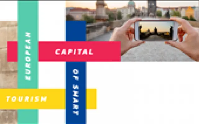 Immagine grafica del premio capitale europea del turismo smart 2022
